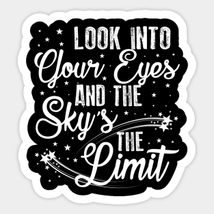 Sky's the limit Sticker